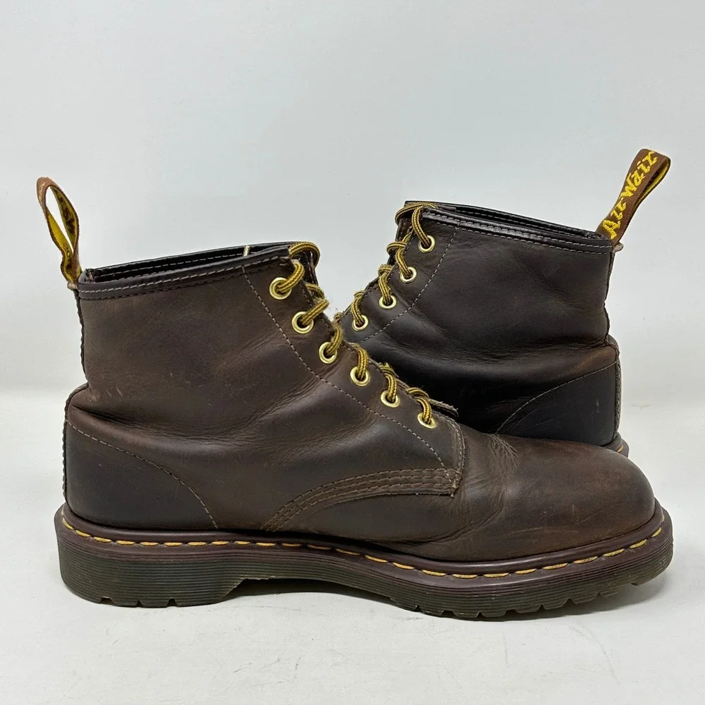 Dr Martens 1460 Crazy Horse Vintage 90s Boots Brown Leather England 9 UK 10 US